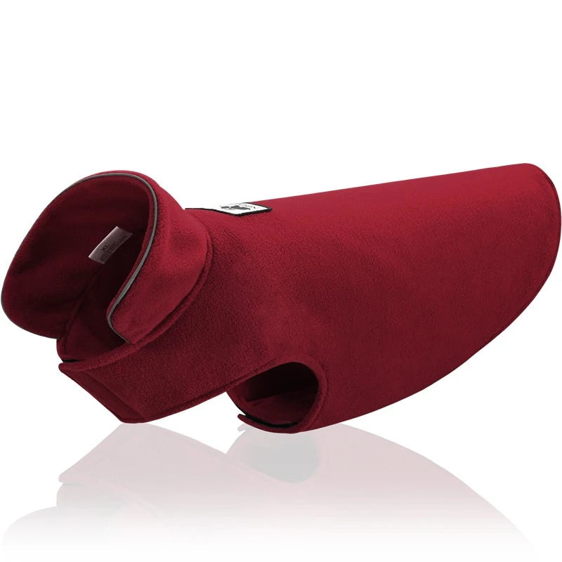 Reflective Dog Coats Soft Fleece Jacket Winter Warm