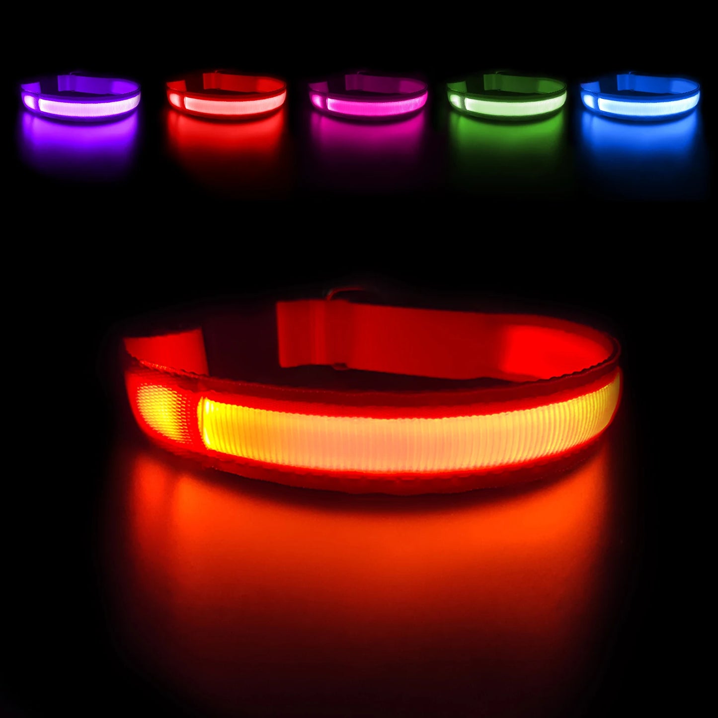 MASBRILL Dog Collar Luminous Pet Collar