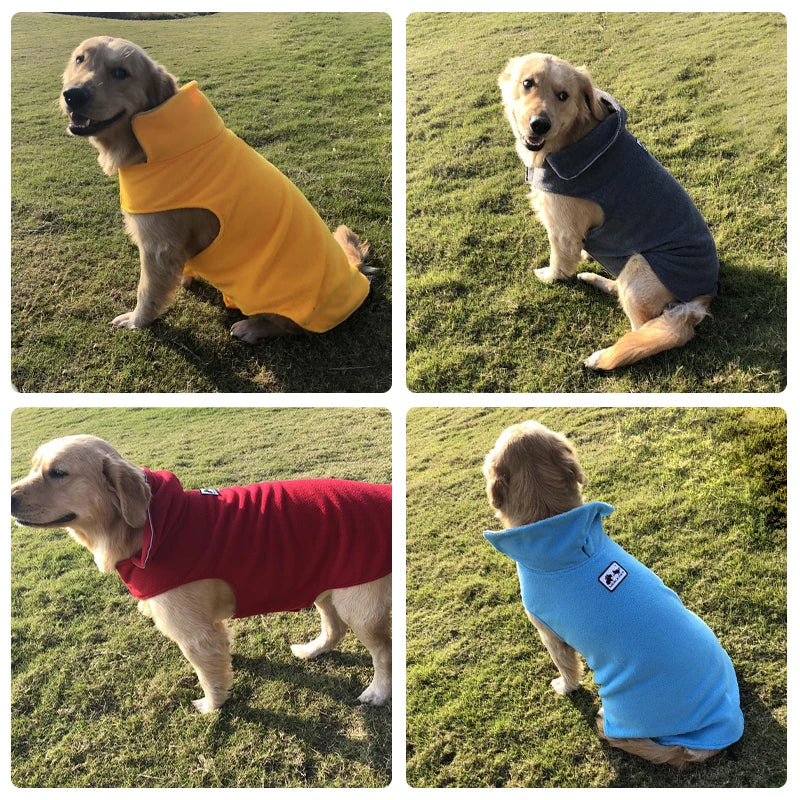 Reflective Dog Coats Soft Fleece Jacket Winter Warm
