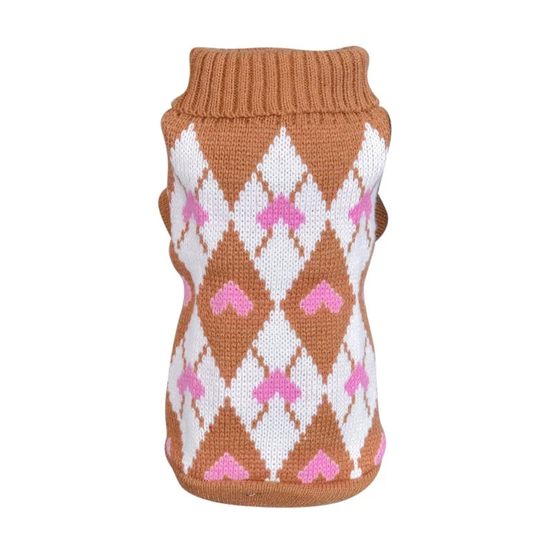Winter Printing pet Clothes Warm Christmas Sweater