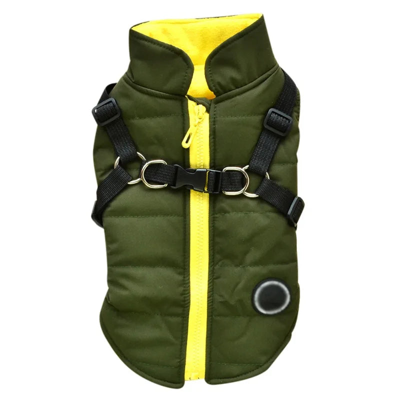 Waterproof Harness Jacket Pet Dog Clothes Coats