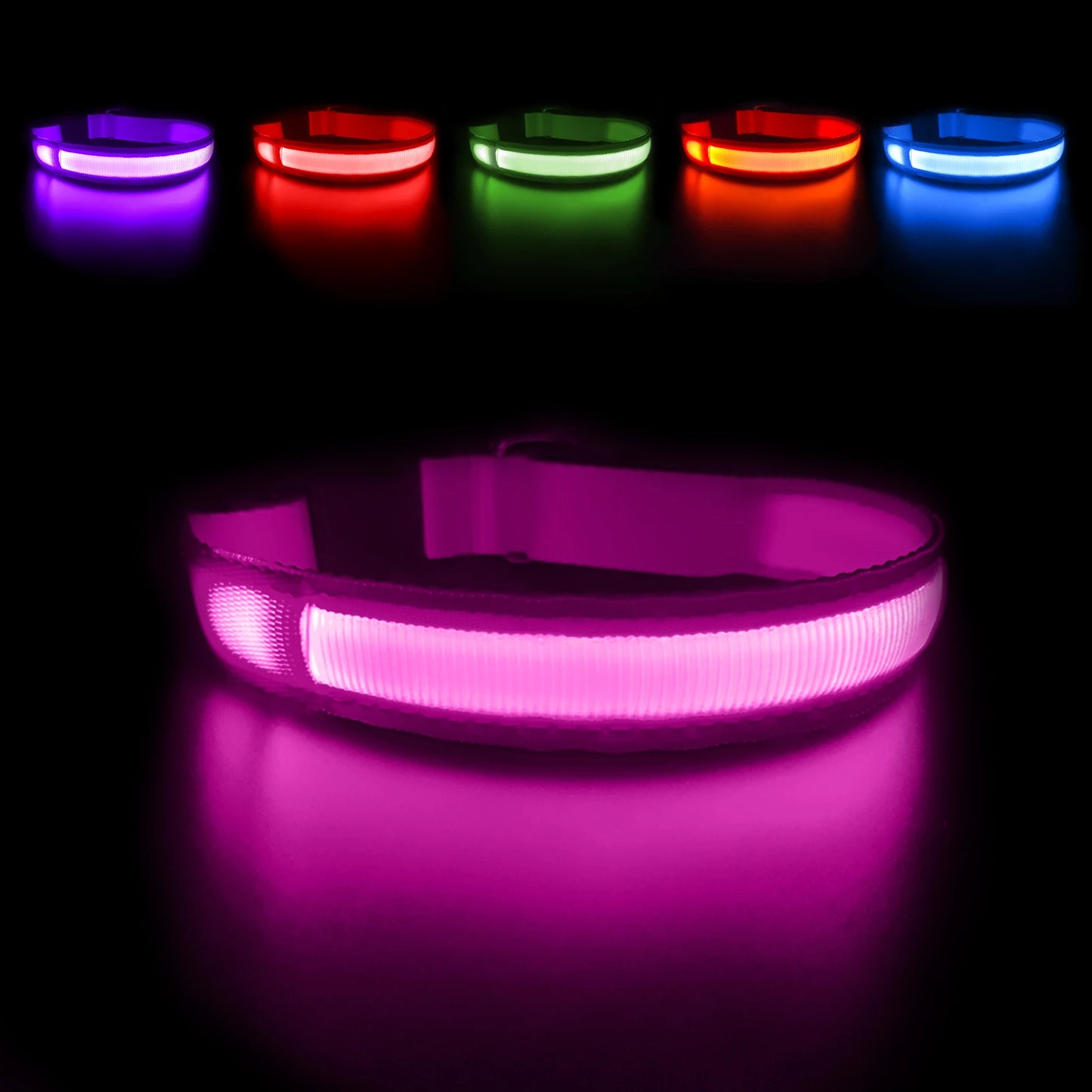 MASBRILL Dog Collar Luminous Pet Collar