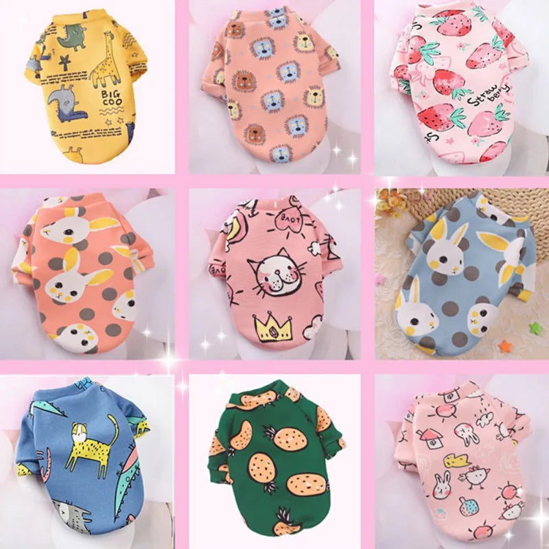 Animal Print Small Dog Pet Hoodie Coat