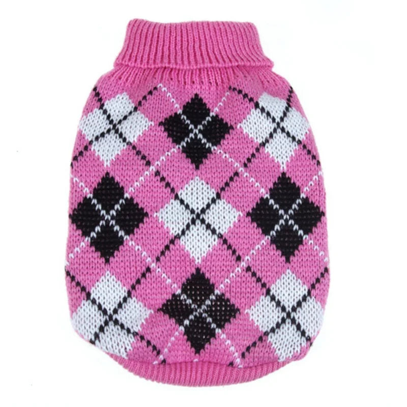 Winter Printing pet Clothes Warm Christmas Sweater