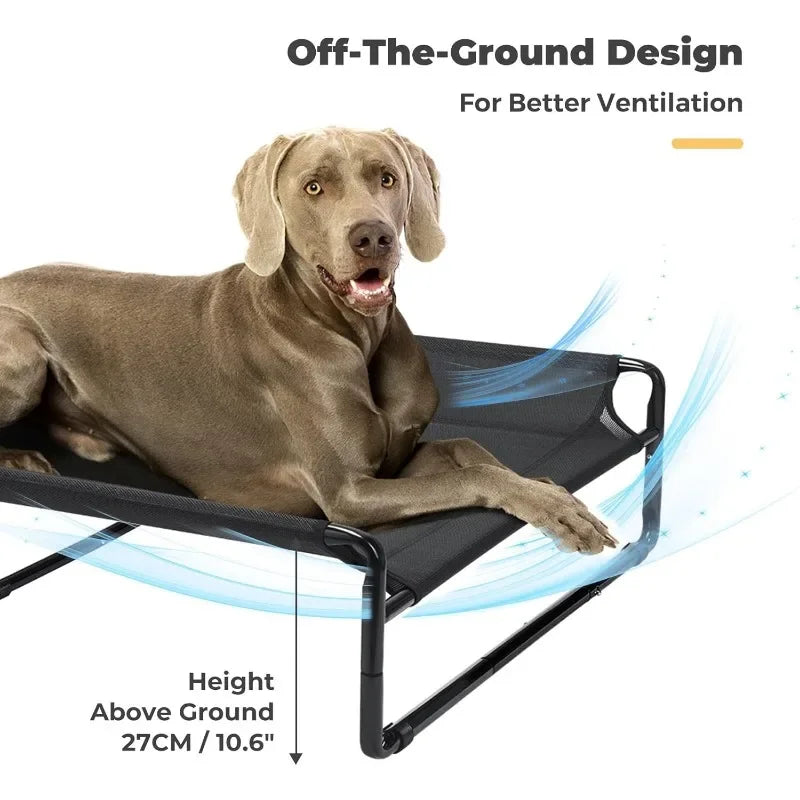 Cooling Elevated Dog Bed Washable Breathable Mesh