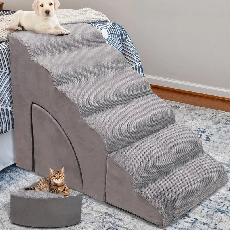 Foam Dog Stairs & Steps Ramps for Small Dogs or Older Dogs/Cats