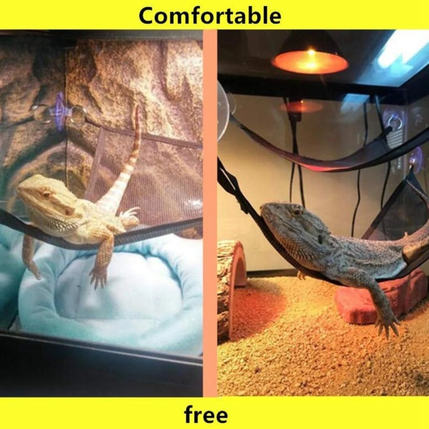 Hammock Lounger Ideal for Bearded Dragons