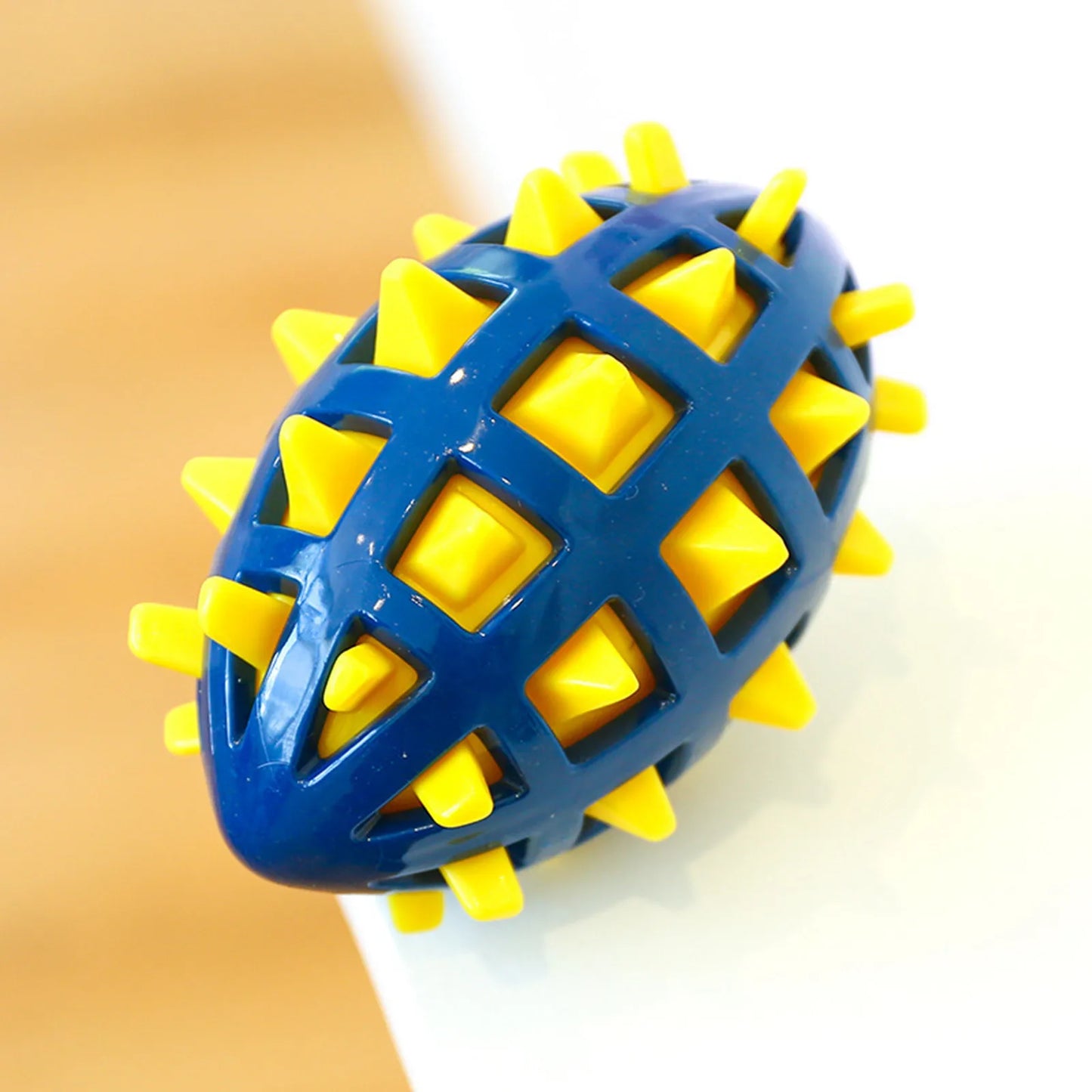 Squeaky Dog Toys For Aggressive Chewers Rubber Chew Ball With Squeaker