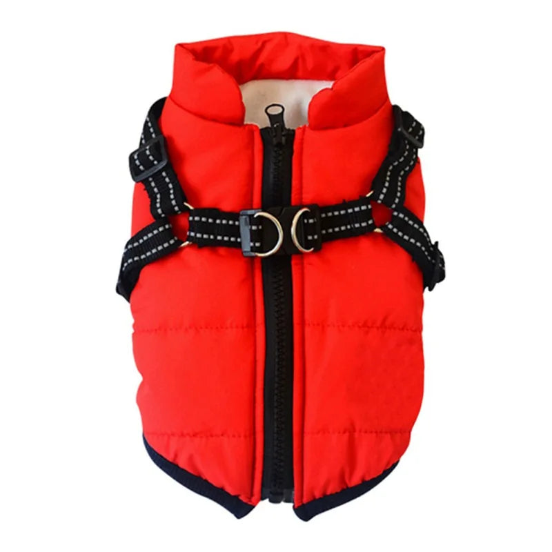 Waterproof Harness Jacket Pet Dog Clothes Coats