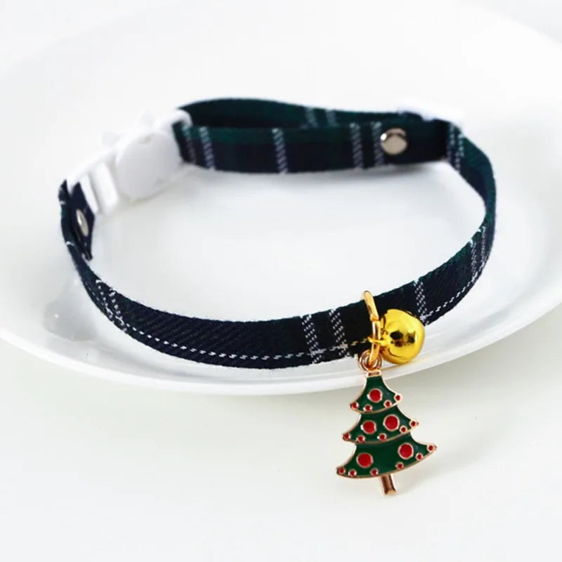 Christmas Dog Or Cat Collar Big Bowknot Holiday Tie Adjustable Neck Strap