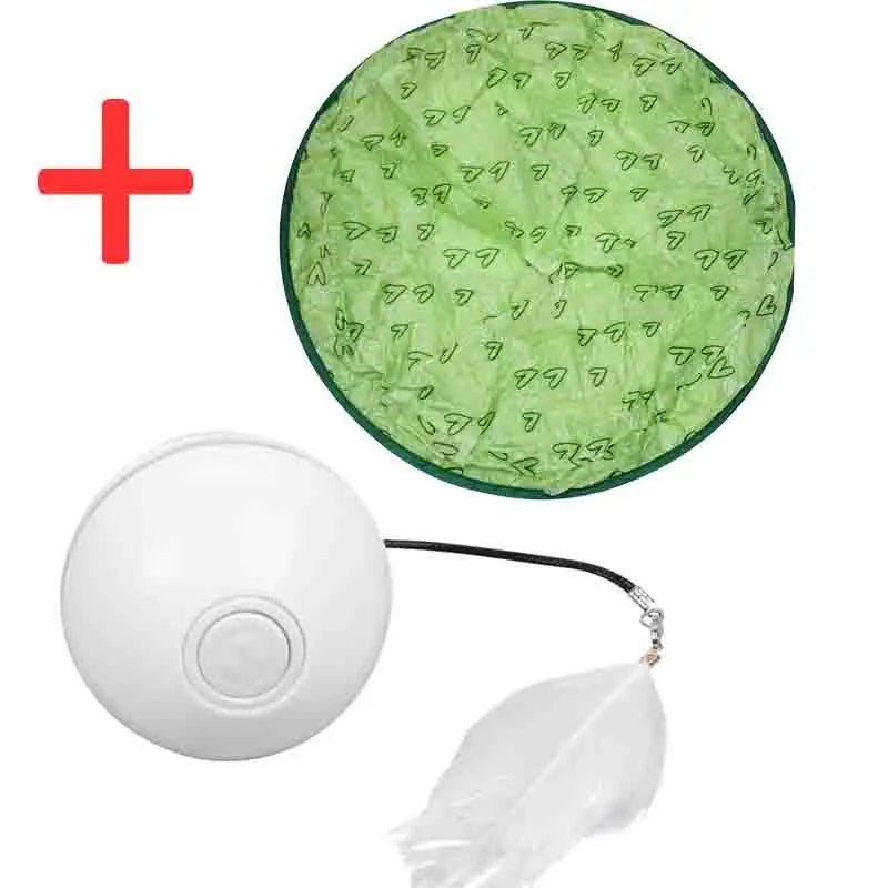Interactive Cat Toy Automatic Pet Ball Colorful LED Rotating Ball