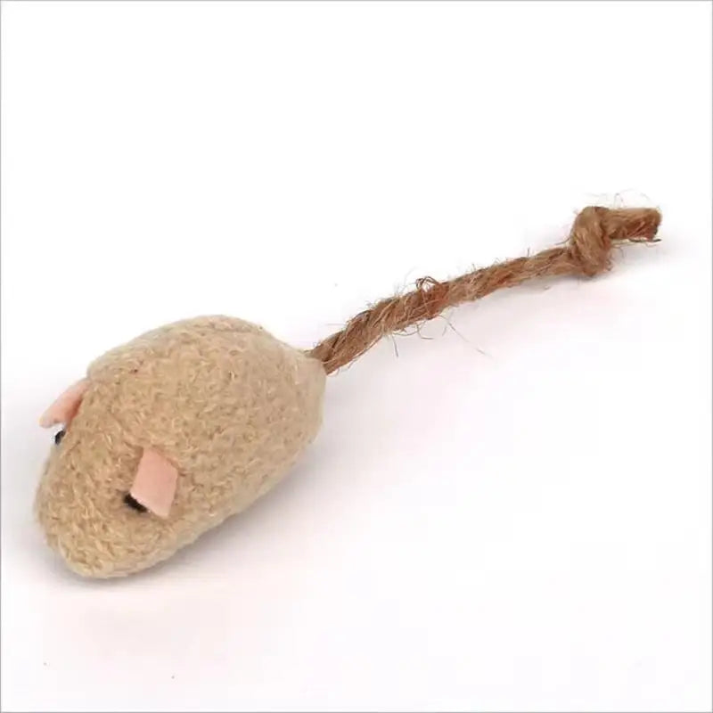 1~40PCS Pet Toy Catnip Mice Plush Mouse Cat Toy