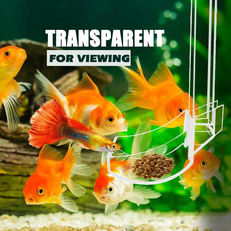 Aquarium Feeding Tube Clear Fish Tank Shrimp Feeder