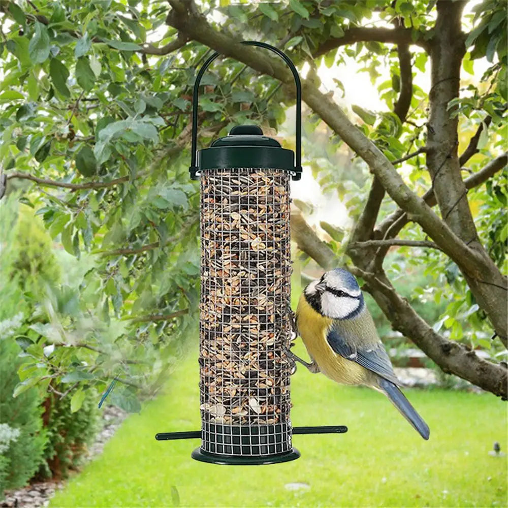 Bird Feeder Standing Dumplings Grease Ball Rack Holder Outdoor Food