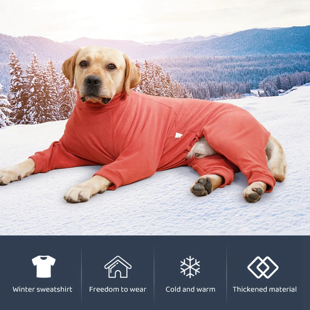 Winter Warm Dog Pajamas Clothes Coat