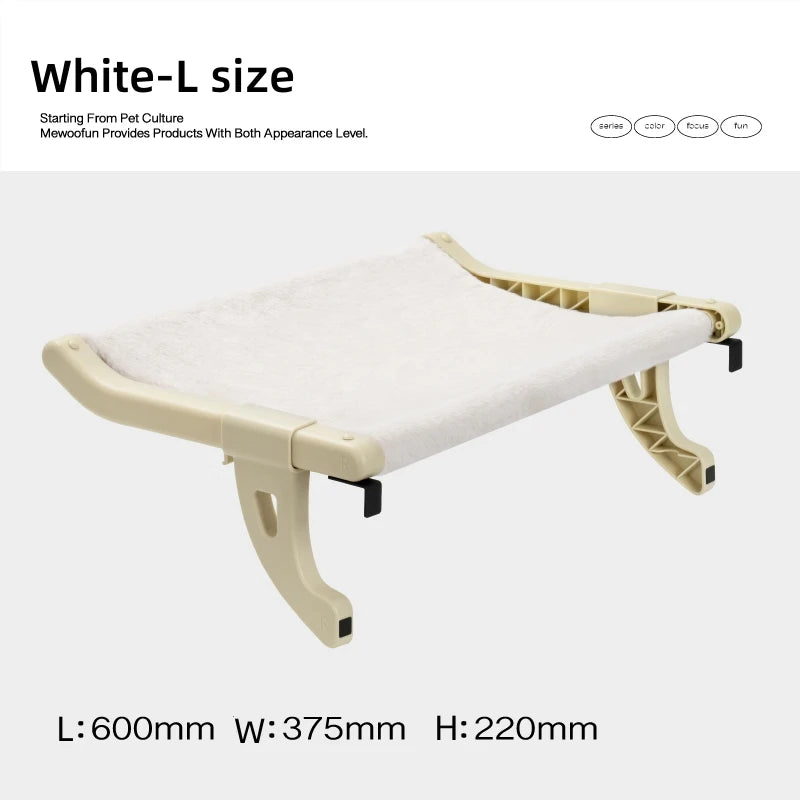 Mewoofun Cat Hammock One-Step Sliding Adjustment for Window