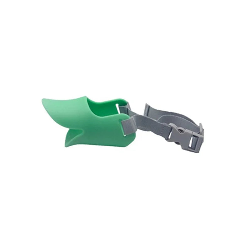 Dog Muzzle Silicone Duck Mask for Anti Bite