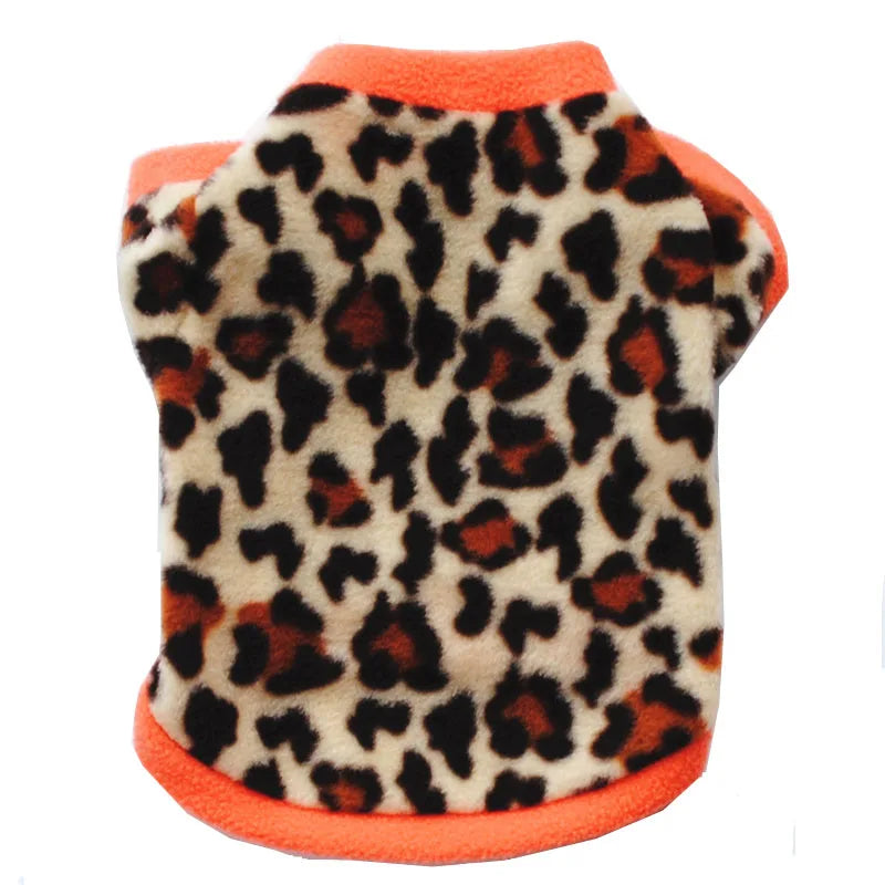 Warm Fleece Pet Dog Clothes Cute Coat