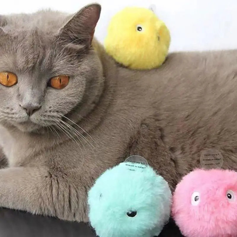 Interactive Sound Ball Plush Electric Catnip Training Toy