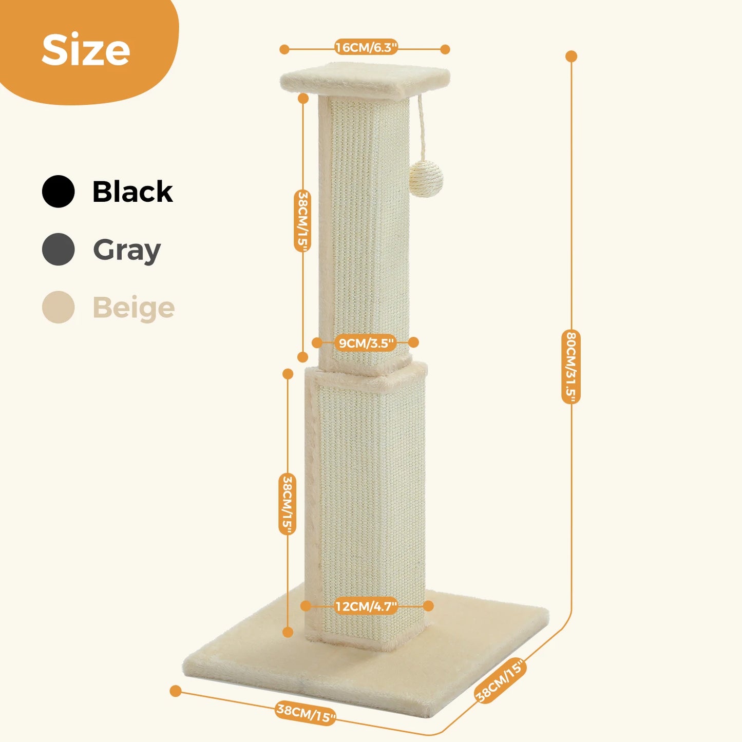 Cat Scratching Post for Indoor Scratcher