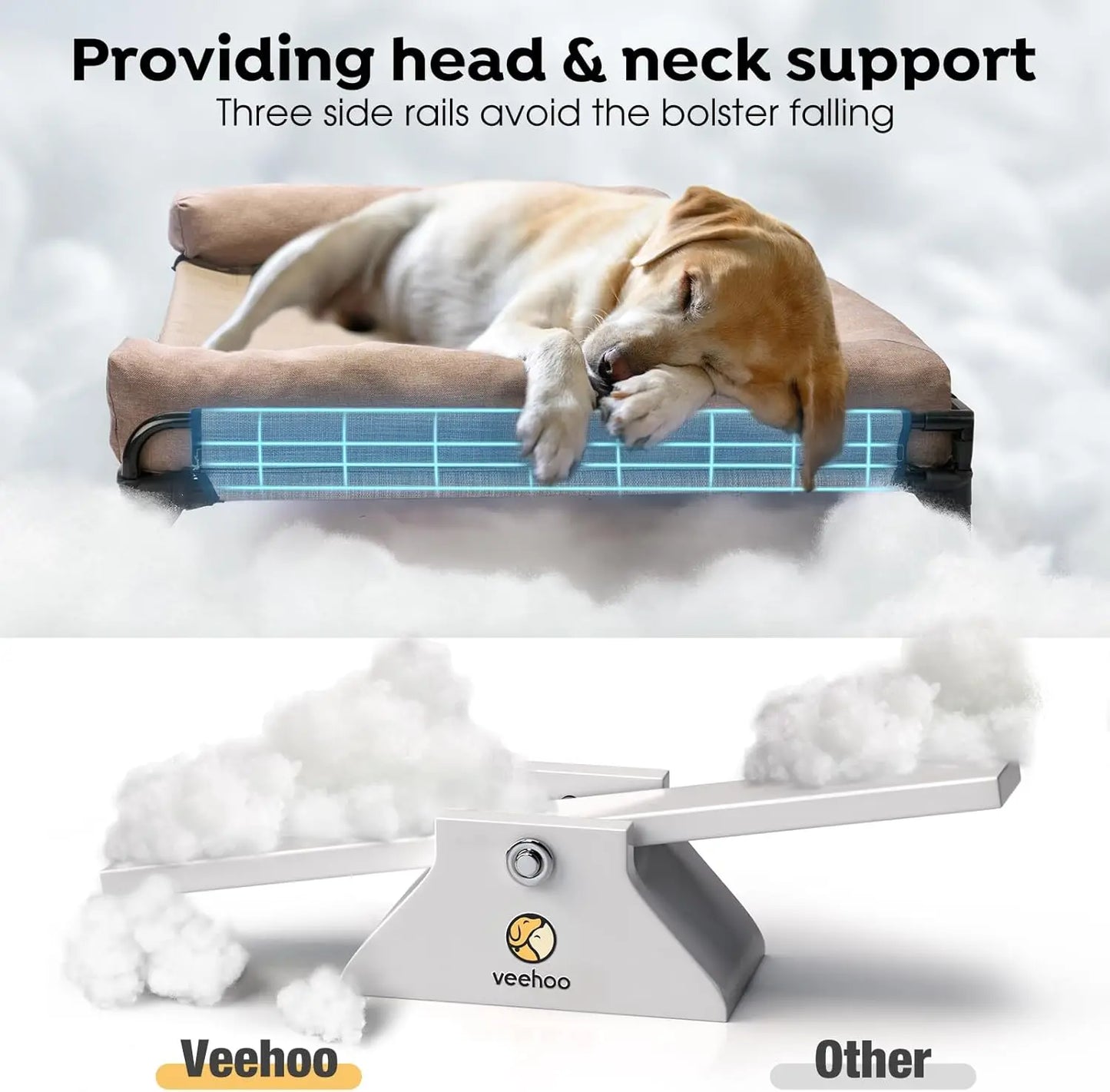 Elevated Raised Dog Bed-Cooling Outdoor