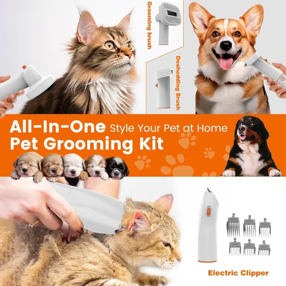 Dog Grooming Vacuum Pet Clippers