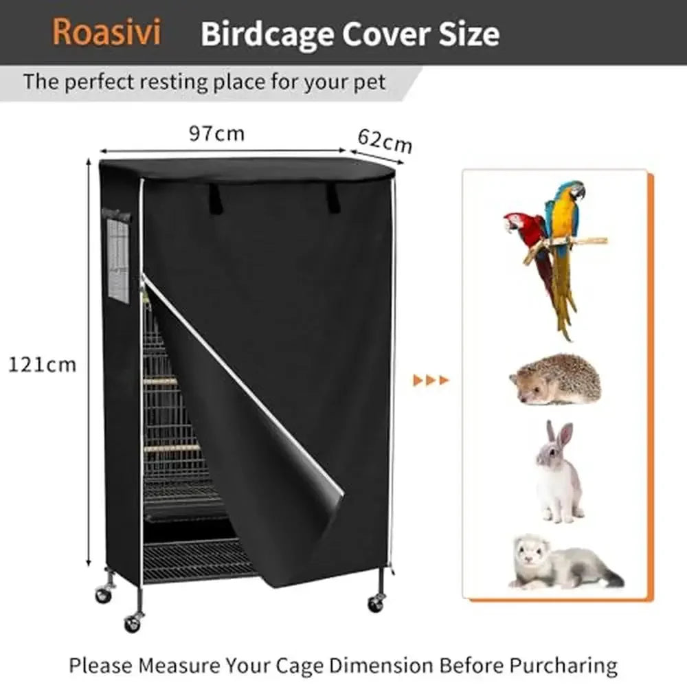 Birdcage Cover Black-Out Tear-Resistant