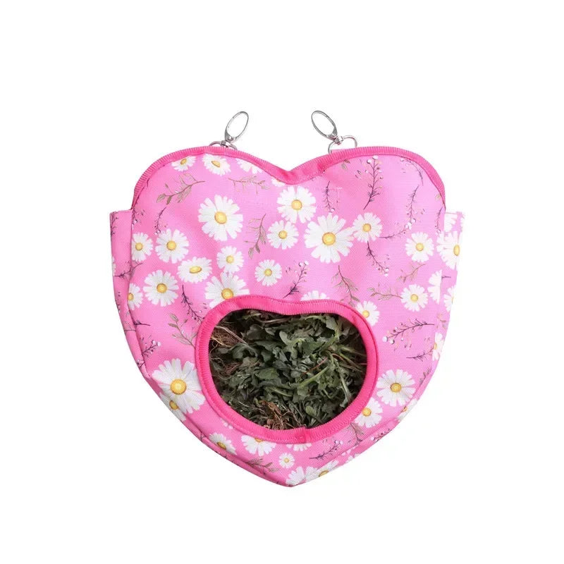 Guinea Pig or Rabbit Hay Feeder with Hooks Hanging