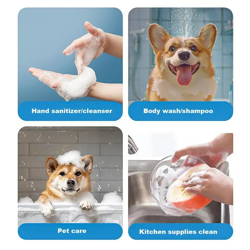 Dog Soap Electric Foaming Shampoo Dispenser