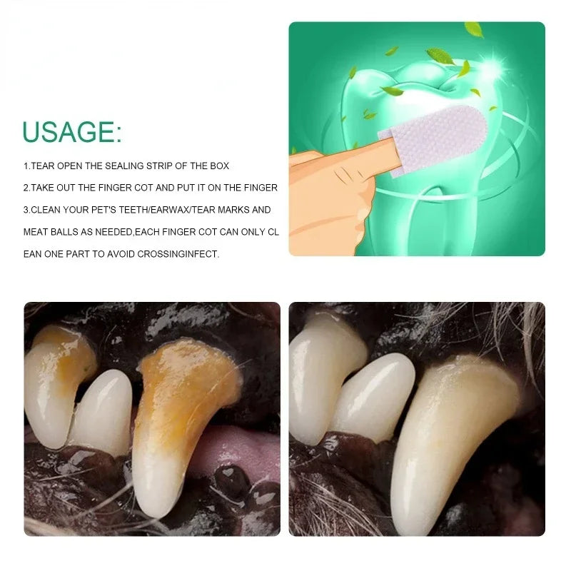 20-Piece Dog Toothbrush Easy Teeth Cleaning for Pets