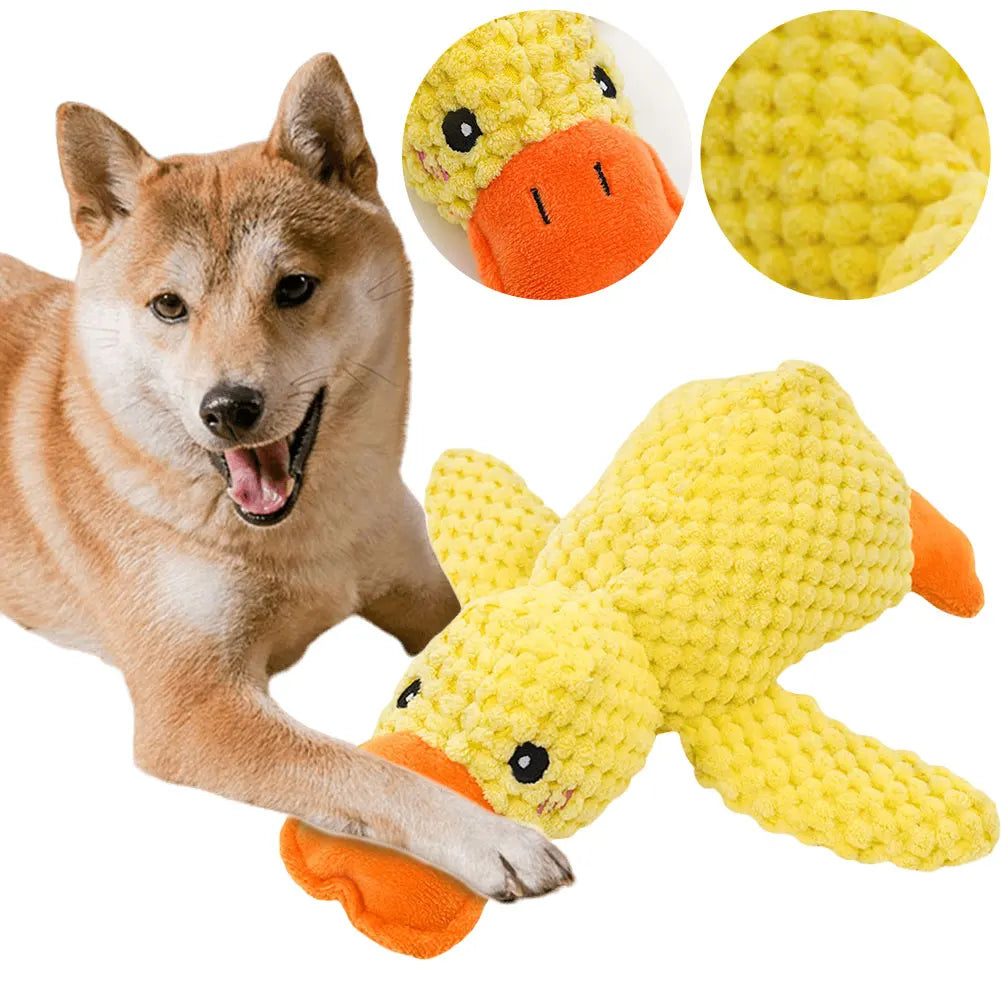 Dog Calming Duck Sound Toys Plush Toy