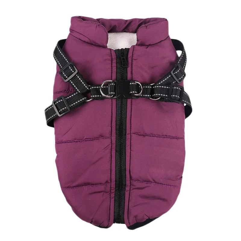 Waterproof Harness Jacket Pet Dog Clothes Coats