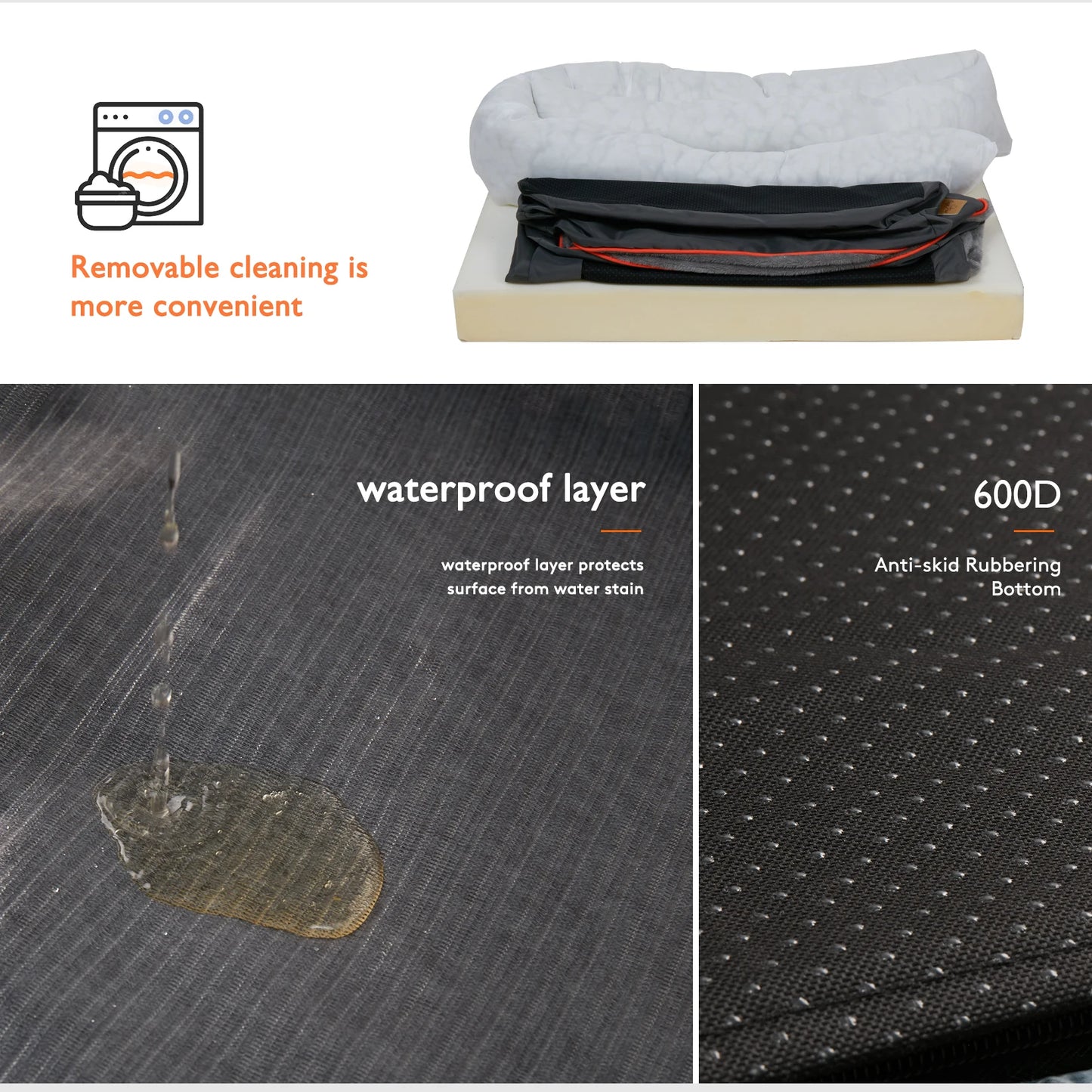Dog Bed Super Soft Orthopedic Foam Pet Bed