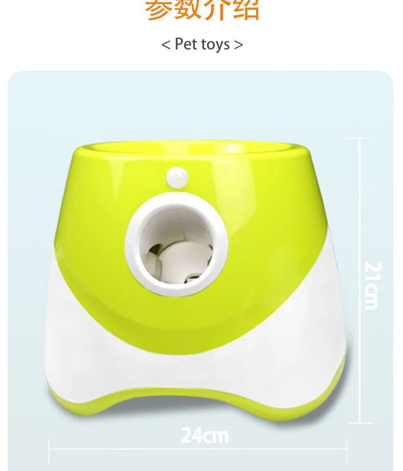 Automatic Launcher Interactive Dog Toy Tennis Toss Machine Thrower