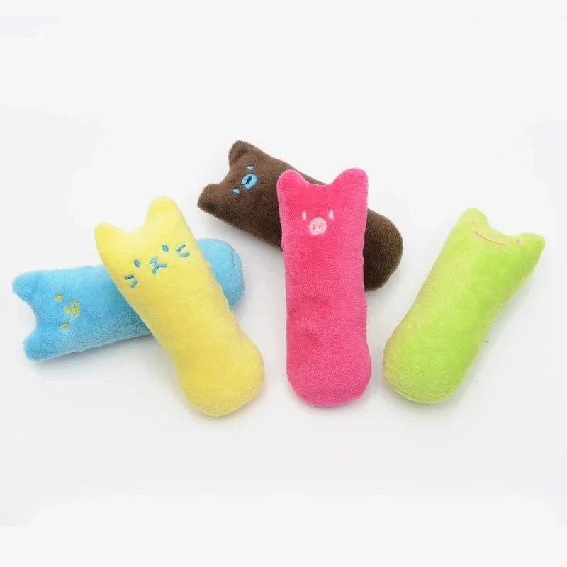 Cat Interactive Plush Cat Toy Chewing Squeaky Toy