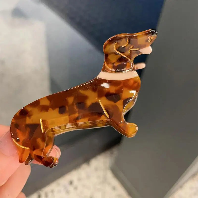 Dog Claw Hair Clip Animal Barrettes Grab Ponytail Holders Hair Accessories