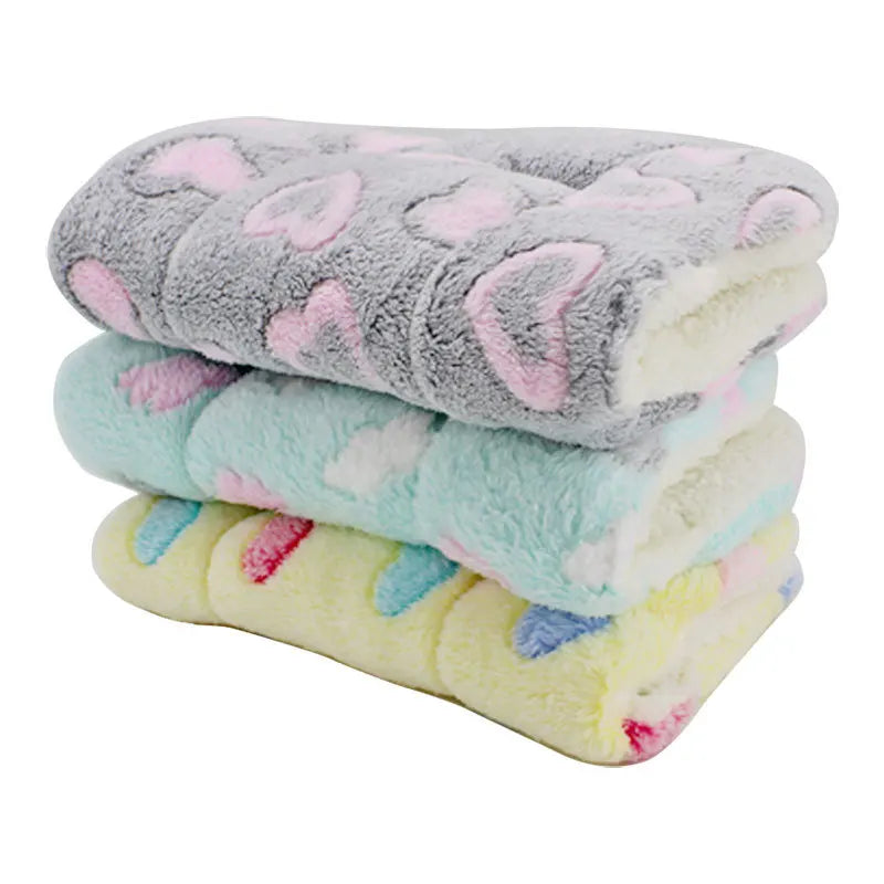 Soft Cat Bed Mats Short Plush Pet Sleeping Bed Mats