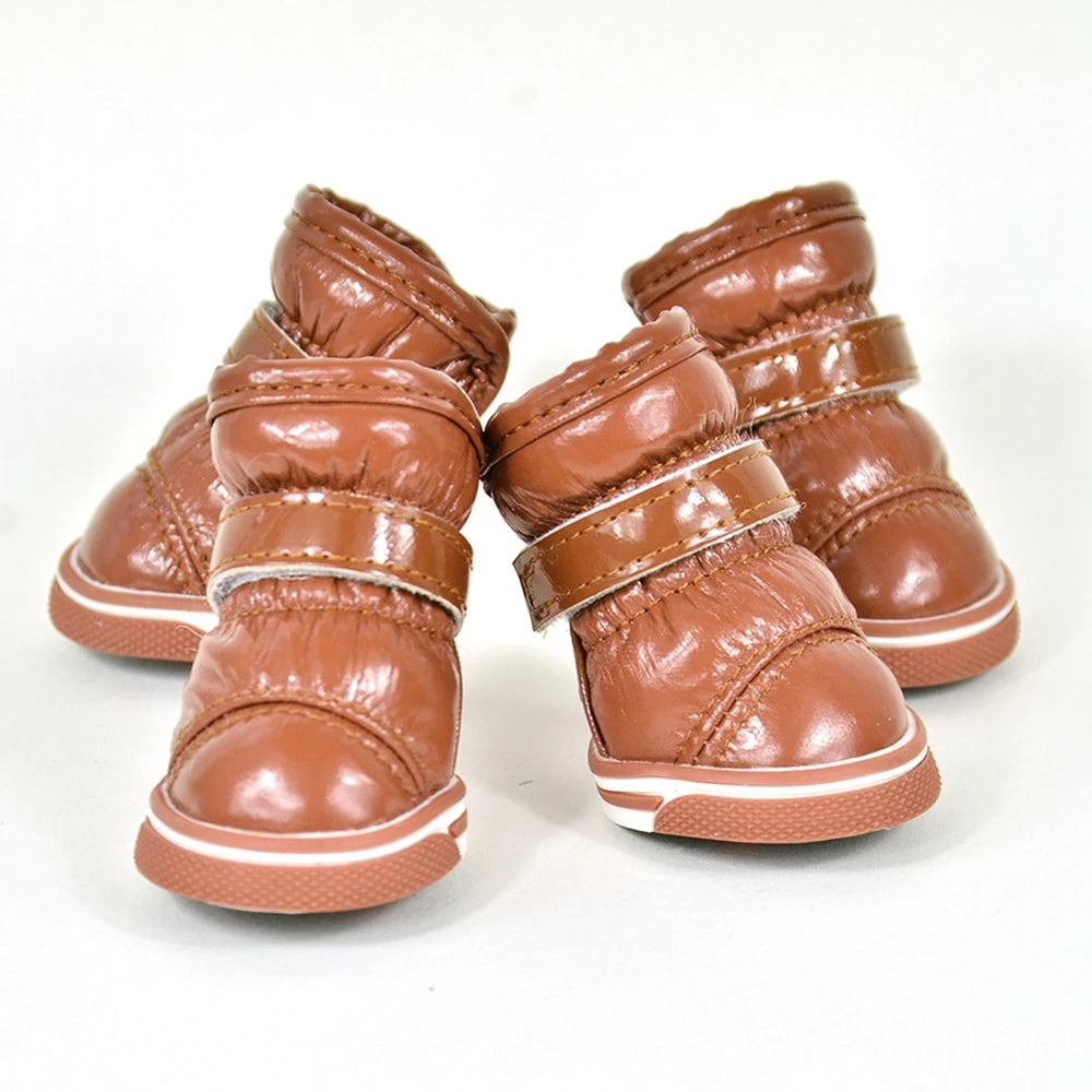 Winter Shoes For Small Dogs Warm AntiSlip Pet Shoes