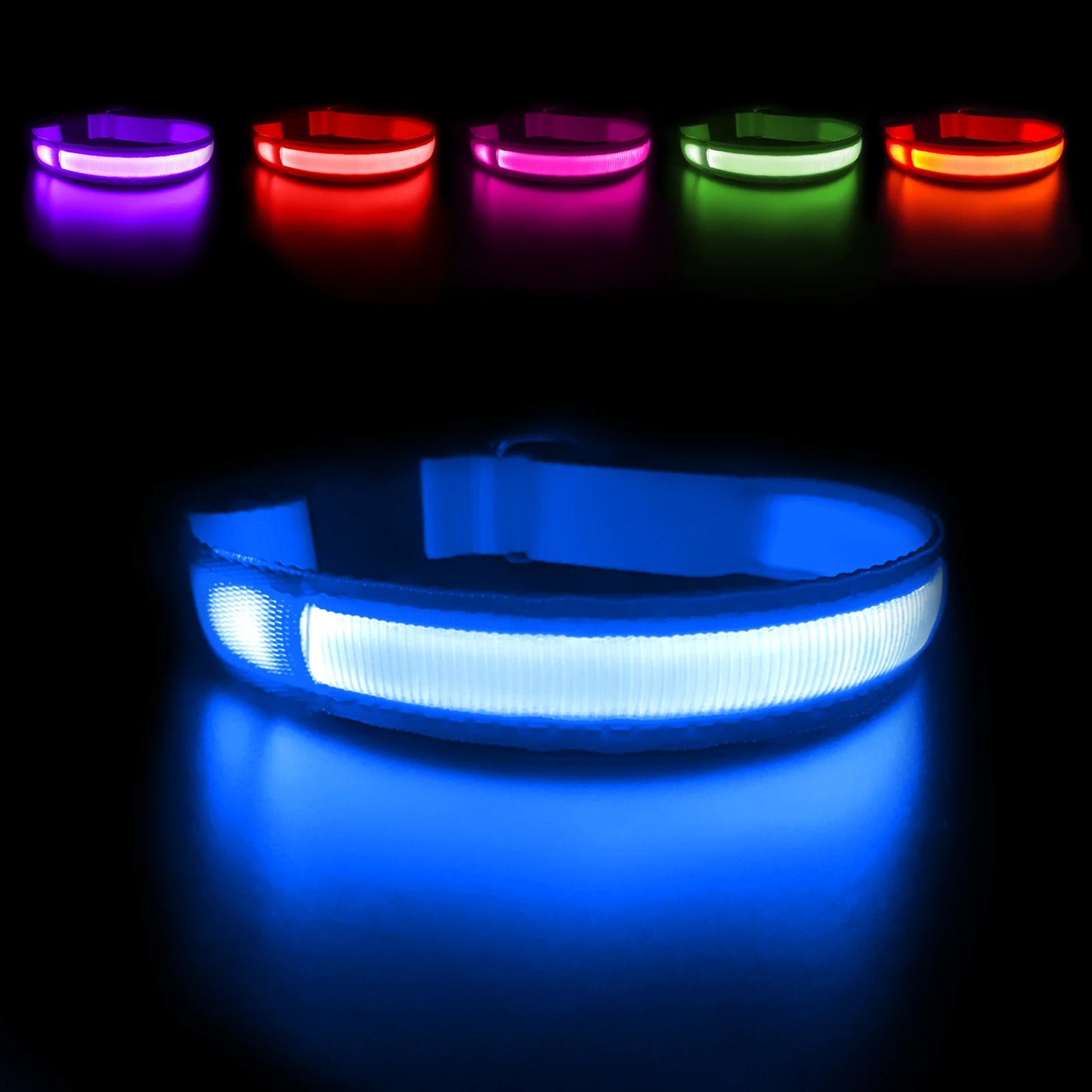 MASBRILL Dog Collar Luminous Pet Collar