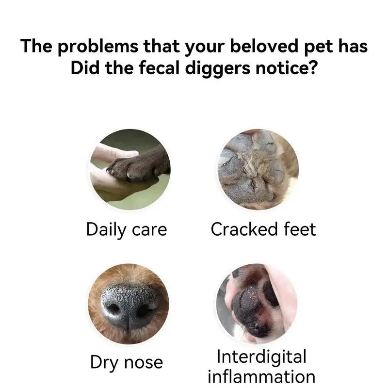 Pet Foot & Nose Balm Helps soothe and protect dry, cracked noses and paws