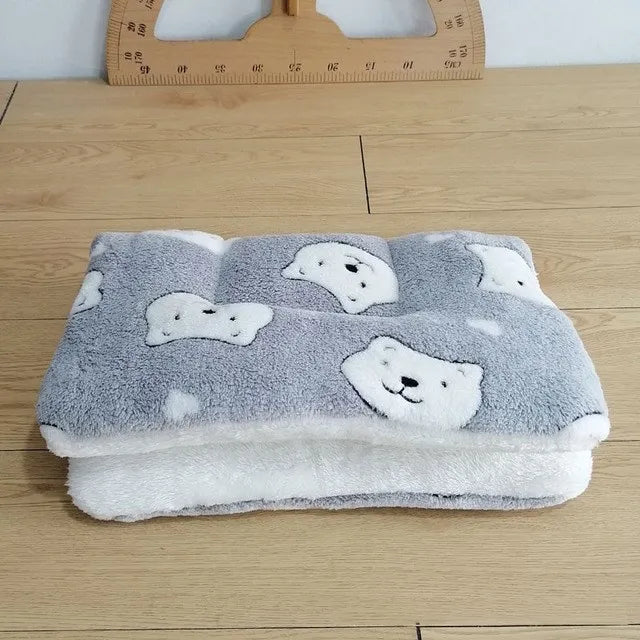 Flannel Pet Mat Thickener Bed Dog Or Cat Bed