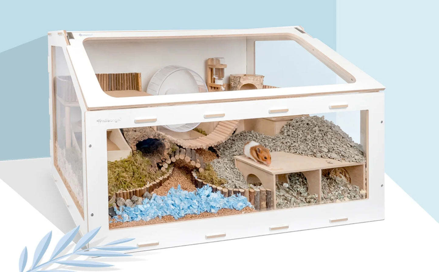 Niteangel Vista Hamster Cage W/Oblique Opening Cage Door