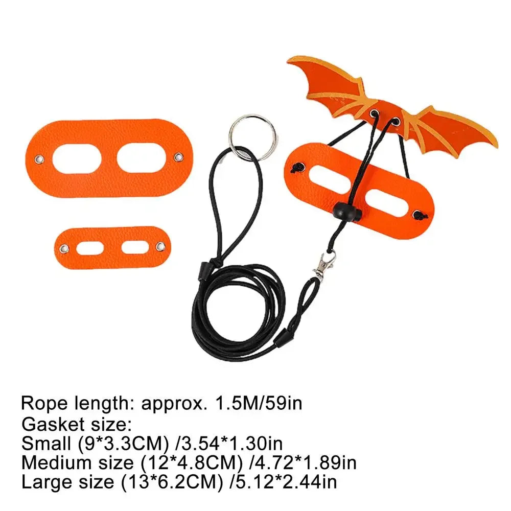 Leopard Gecko Leash Leather Wing Harness