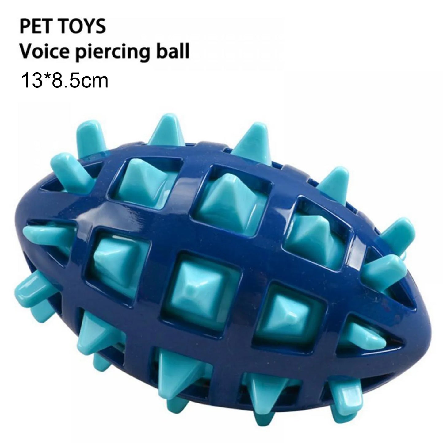 Squeaky Dog Toys For Aggressive Chewers Rubber Chew Ball With Squeaker