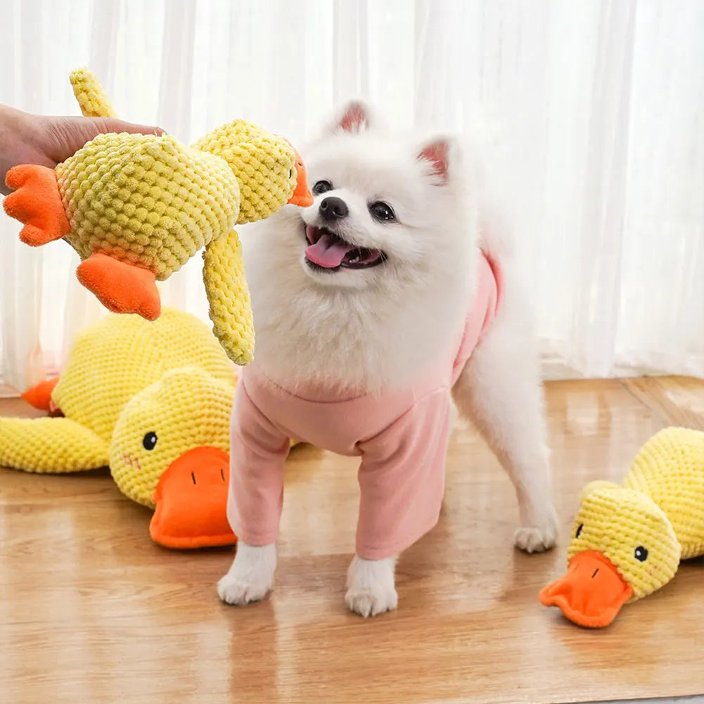 Dog Calming Duck Toy Pet