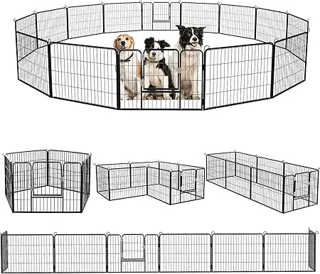Heavy Duty Metal Dog Playpen for Pets