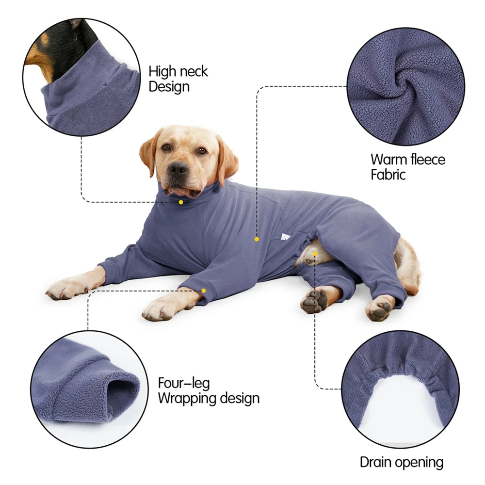 Winter Warm Dog Pajamas Clothes Coat