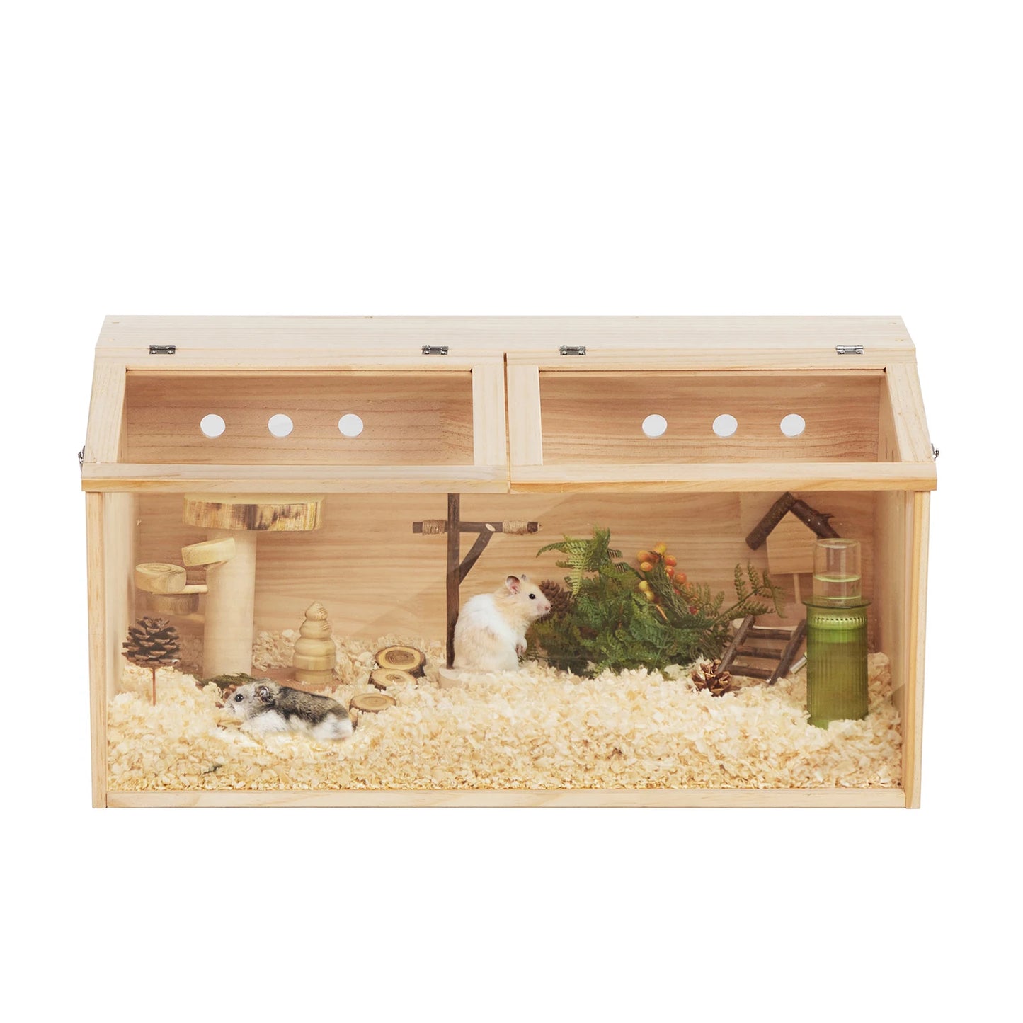Transparent Wooden Hamster Cage or small animals