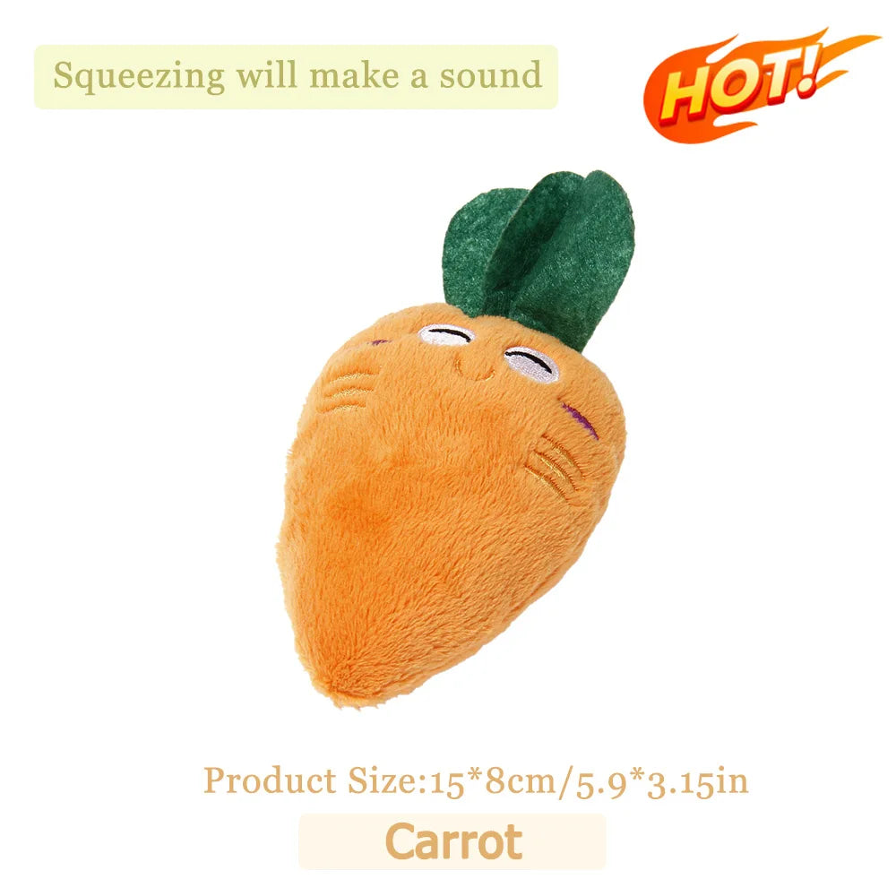 Teeth Grinding Catnip Toys Interactive Plush Cat Toy