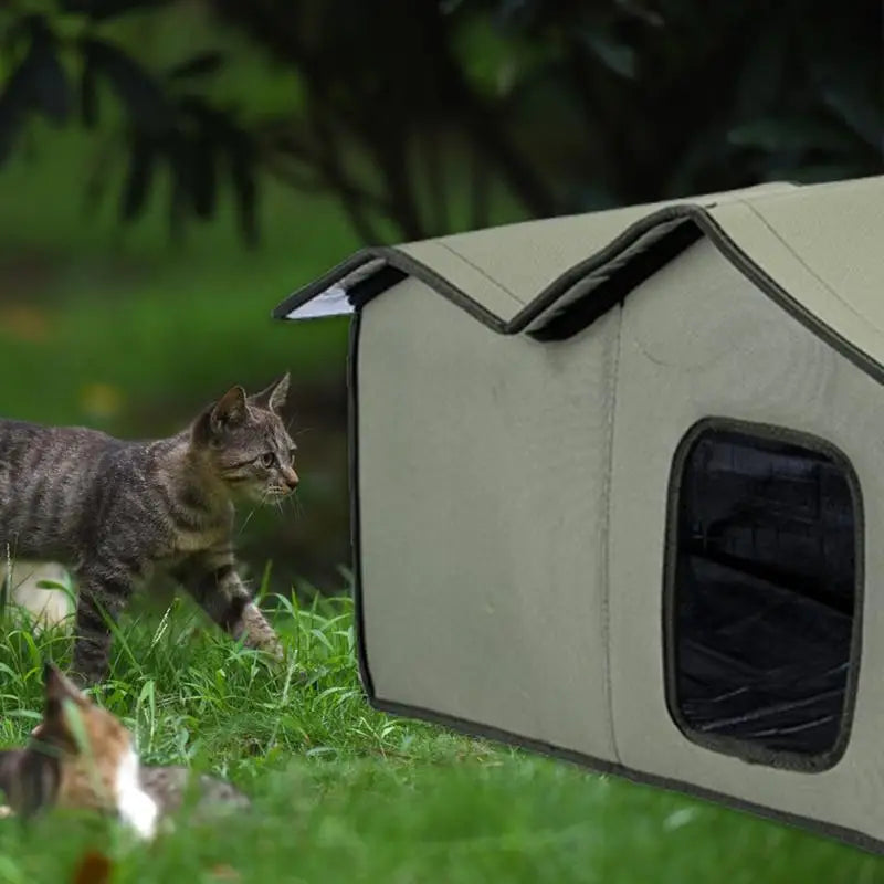 Winter Cat House Detachable Shelter Waterproof House